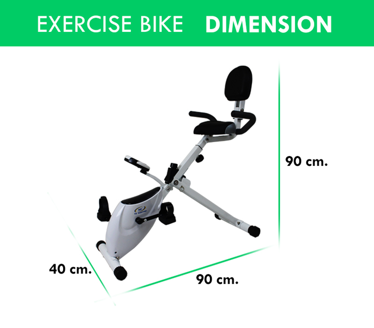 Exercise Bike จักรยานออกกำลังกาย แบบพับได้