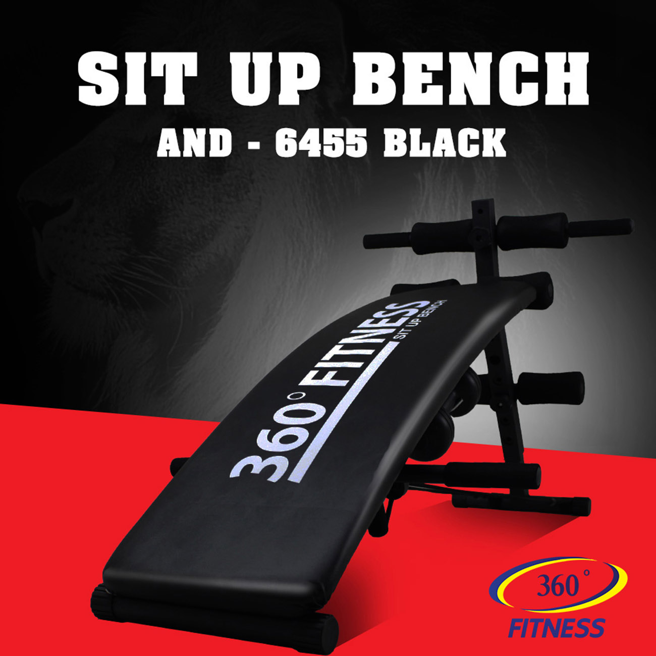 เบาะนั่งซิทอัพ Fitness Sit Up Bench รุ่น AND-6455 สีดำ